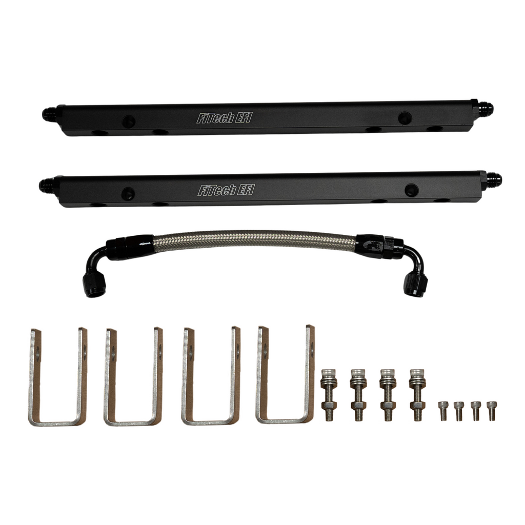 FiTech Fuel Injection 30254-1 BBC Go Port Fuel Rail Set
