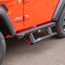 Load image into Gallery viewer, ARIES 3034471 ActionTrac 48.75" Powered Running Boards, Select Jeep Wrangler JL 2-Door for Select Jeep Wrangler