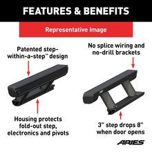 Load image into Gallery viewer, ARIES 3034472 ActionTrac 48.75" Powered Running Boards, Select Ford Bronco 2-Door for Select Ford Bronco