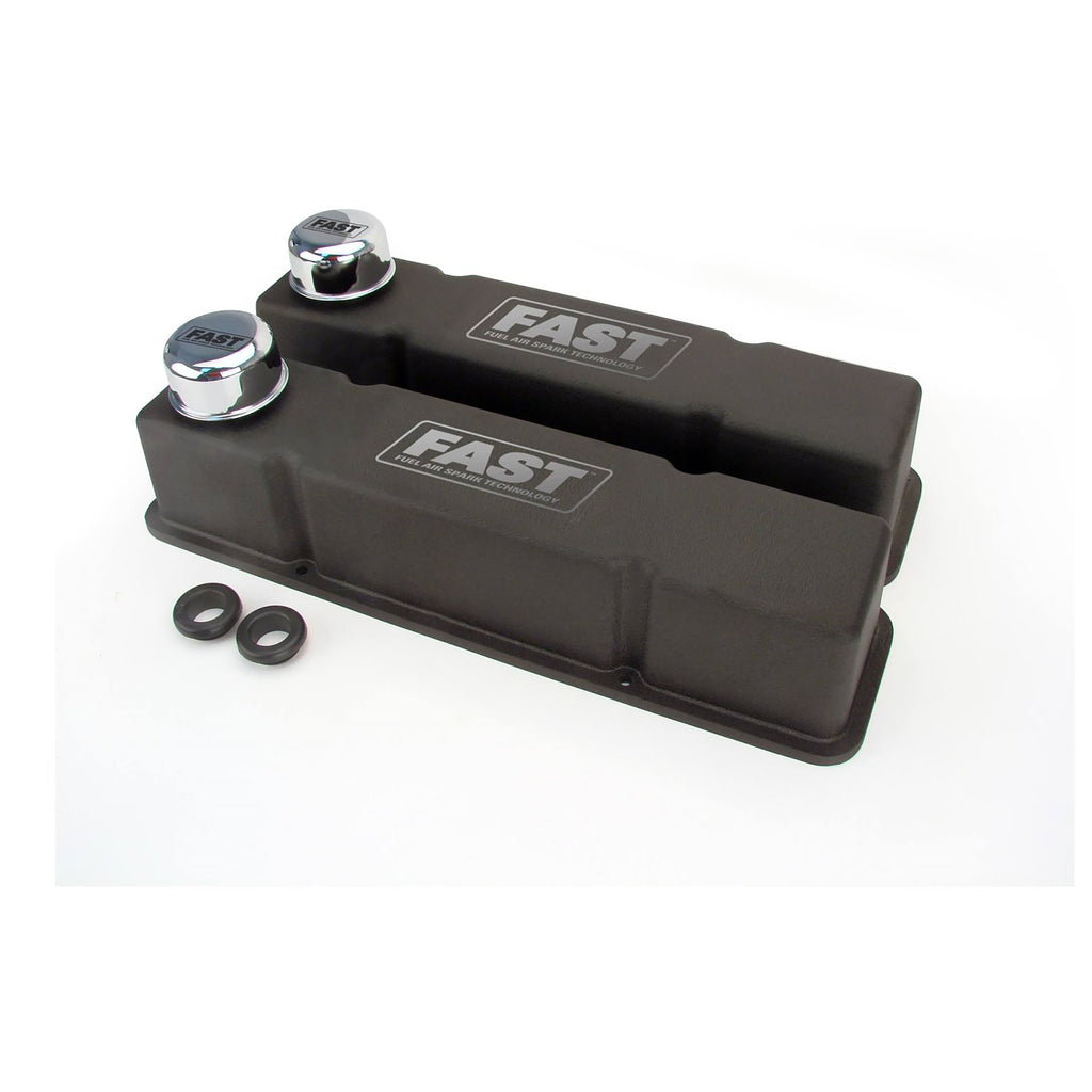 FAST 3035001 Die Cast Aluminum Valve Covers for Small Block Ford