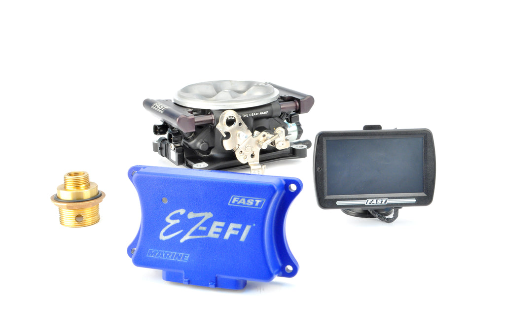 FAST 30363-06KIT EZ-EFI Marine Master Kit w/ Universal O2 Installation Kit/Inline Fuel Pump Kit