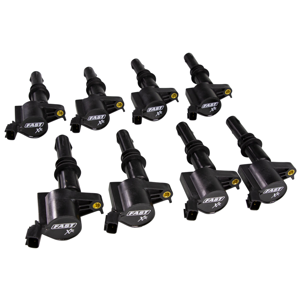 FAST 30392-8 XR Ignition Coil Set for 2004-2008 Ford 4.6/5.4L 3V Modular and 6.8L V10 for Select Avanti Avanti, Ford Expedition, Ford Explorer, Ford Explorer Sport Trac, Ford F-150, Ford F-250 Super Duty, Ford F-350 Super Duty, Ford Mustang, Lincoln Mark