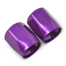 Load image into Gallery viewer, Performance-2-Piece--8-An-Anodized-Full-Flow-Swivel-Hose-End-Sockets-(Qty-2)---Purple