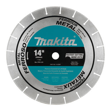 Makita D-42597 14" Diamond Cut Off Saw Blade