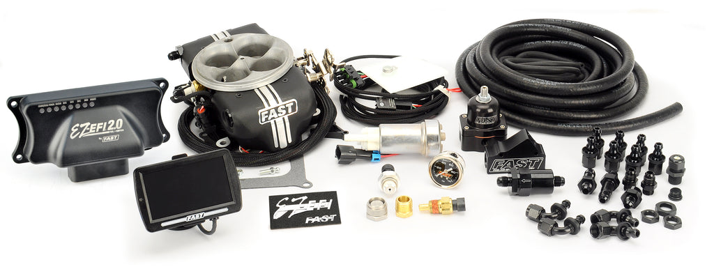 FAST 30401-KIT EZ 2.0 Base Kit with Touchscreen, Throttle Body and In-Tank Pump Kit for Select AC Shelby Cobra, Allard J2X, Allard K3, Allard Monte Carlo, Allard Safari, American Motors AMX, American Motors Ambassador, American Motors American, American