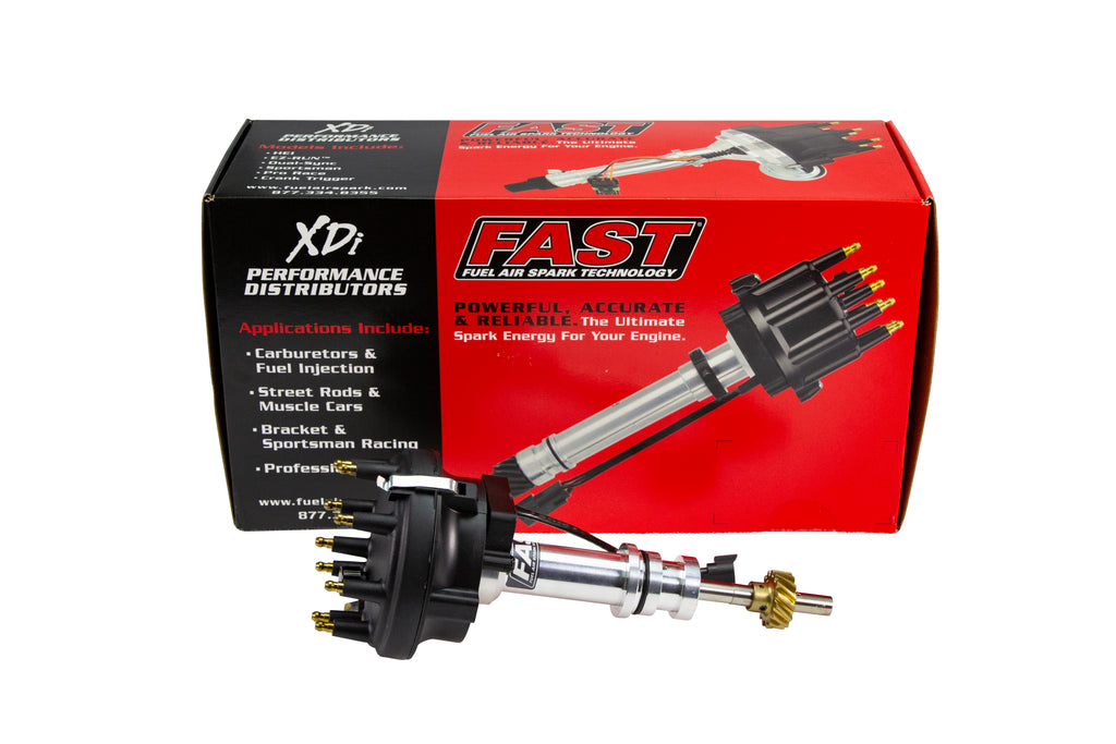 FAST 304015 XDi Race Cam Sync Large Cap Distributor for Ford 351C, 429-460 for Select DeTomaso Pantera, Ford Country Sedan, Ford Country Squire, Ford Custom, Ford Custom 500, Ford E-100 Econoline, Ford E-250 Econoline, Ford E-250 Econoline Club Wagon,