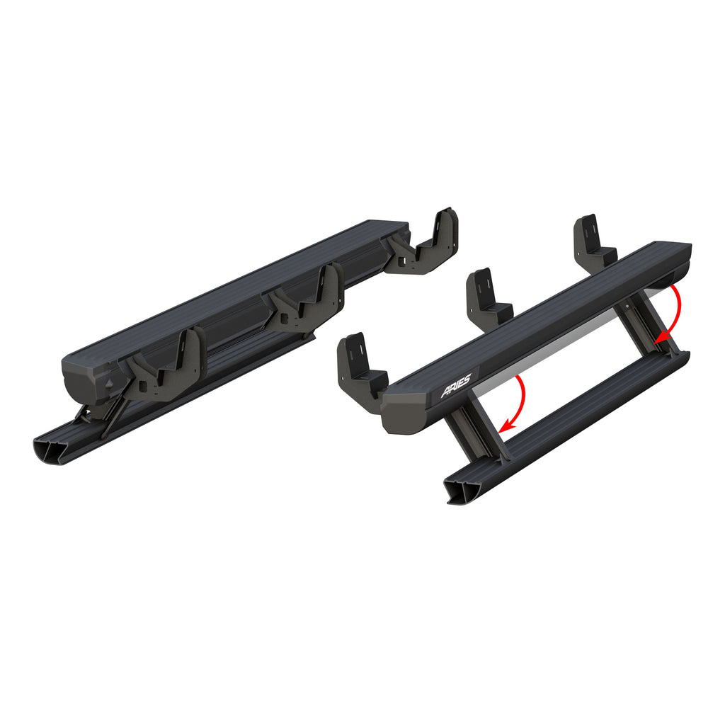 ARIES 3046504 ActionTrac 69.6" Powered Running Boards, Select Colorado, Canyon, Ext. Cab for Select Chevrolet Colorado