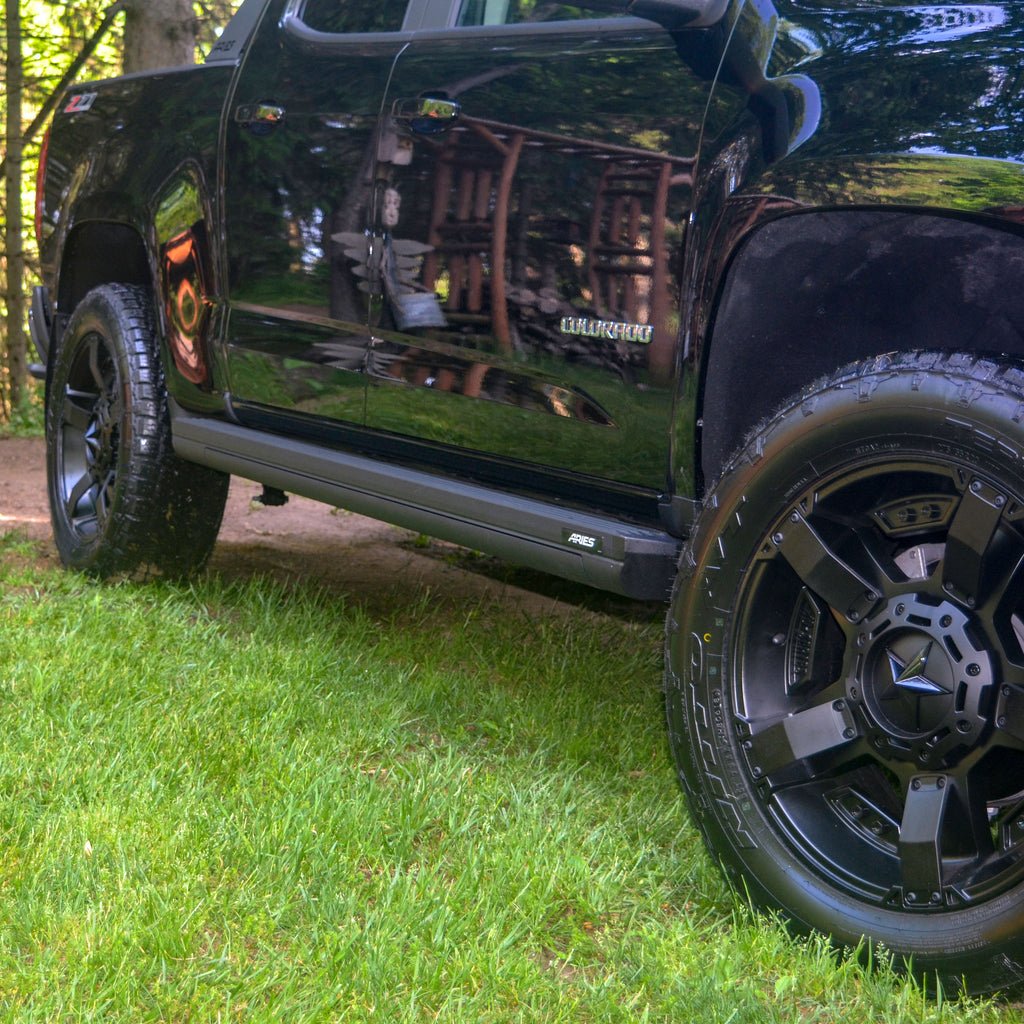 ARIES 3047904 ActionTrac 83.6" Powered Running Boards, Select Colorado, Canyon Crew Cab for Select Chevrolet Colorado