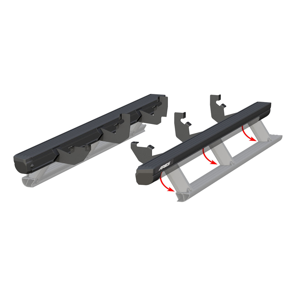 ARIES 3047923 ActionTrac 83.6" Powered Running Boards, Select Ford Ranger for Select Ford Ranger