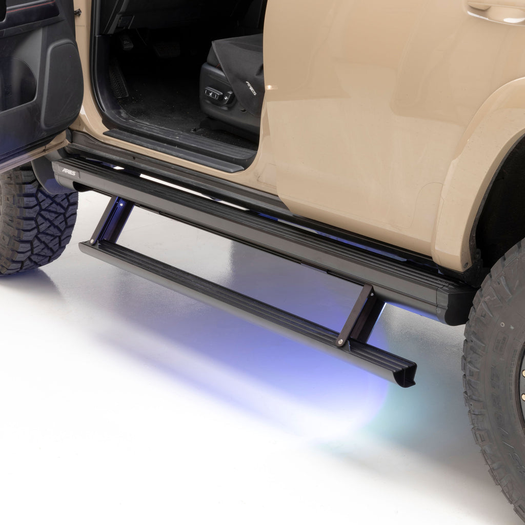 ARIES 3047954 ActionTrac 69.6" Powered Running Boards, Select Toyota 4Runner for Select Toyota 4Runner