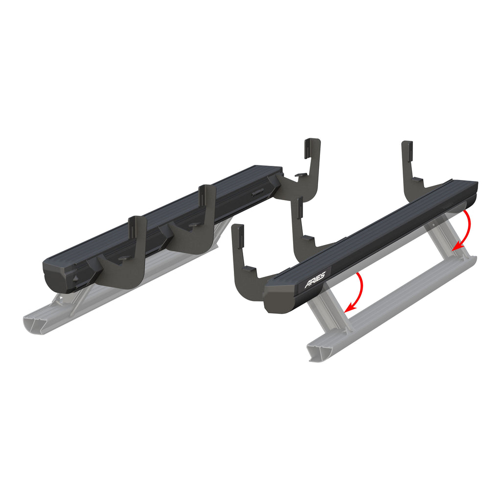 ARIES 3048103 ActionTrac 69.6" Powered Running Boards, Select Chevrolet Tahoe for Select Chevrolet Tahoe
