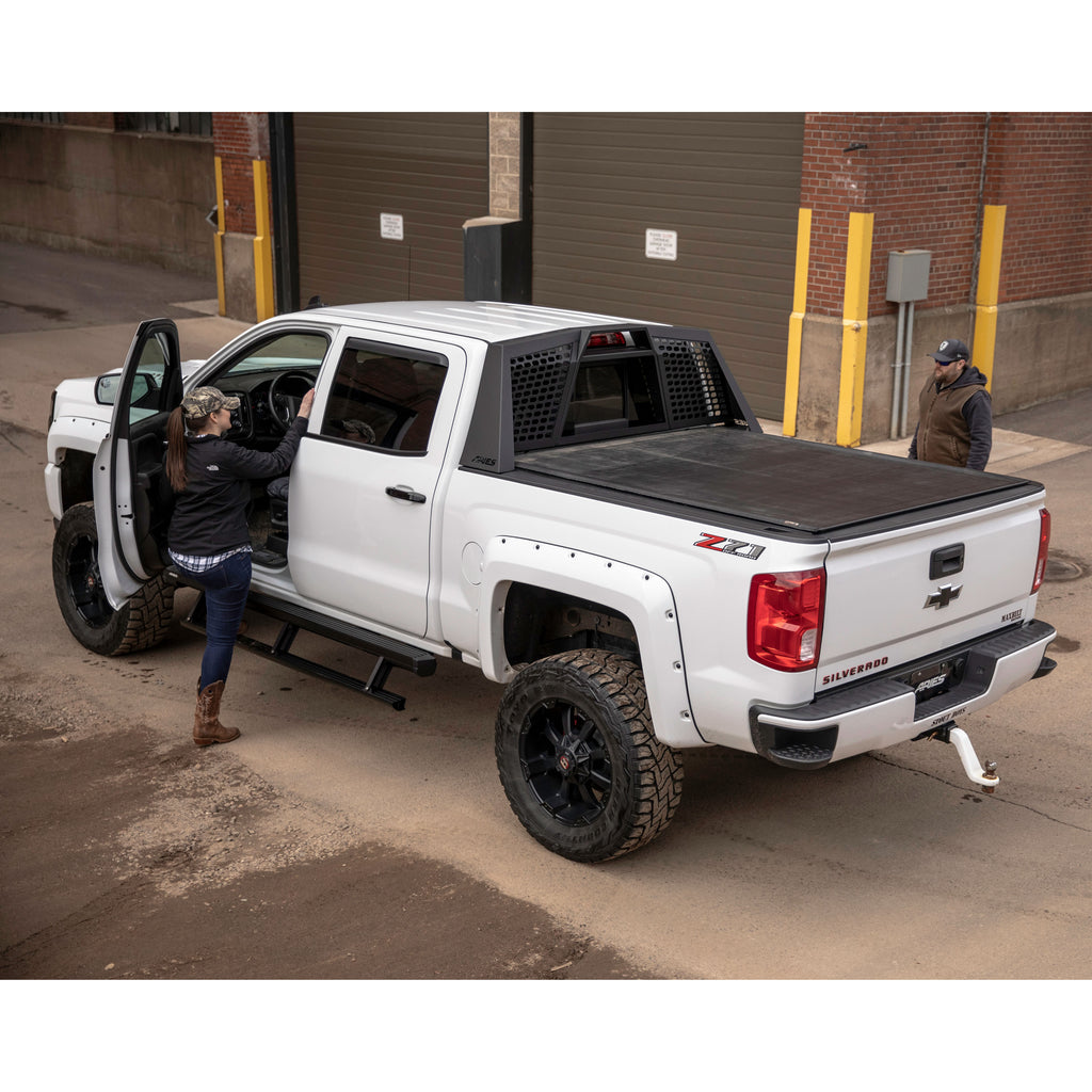 ARIES 3048315 ActionTrac 87.6" Powered Running Boards, Select Silverado, Sierra Crew Cab for Select Chevrolet Silverado 1500