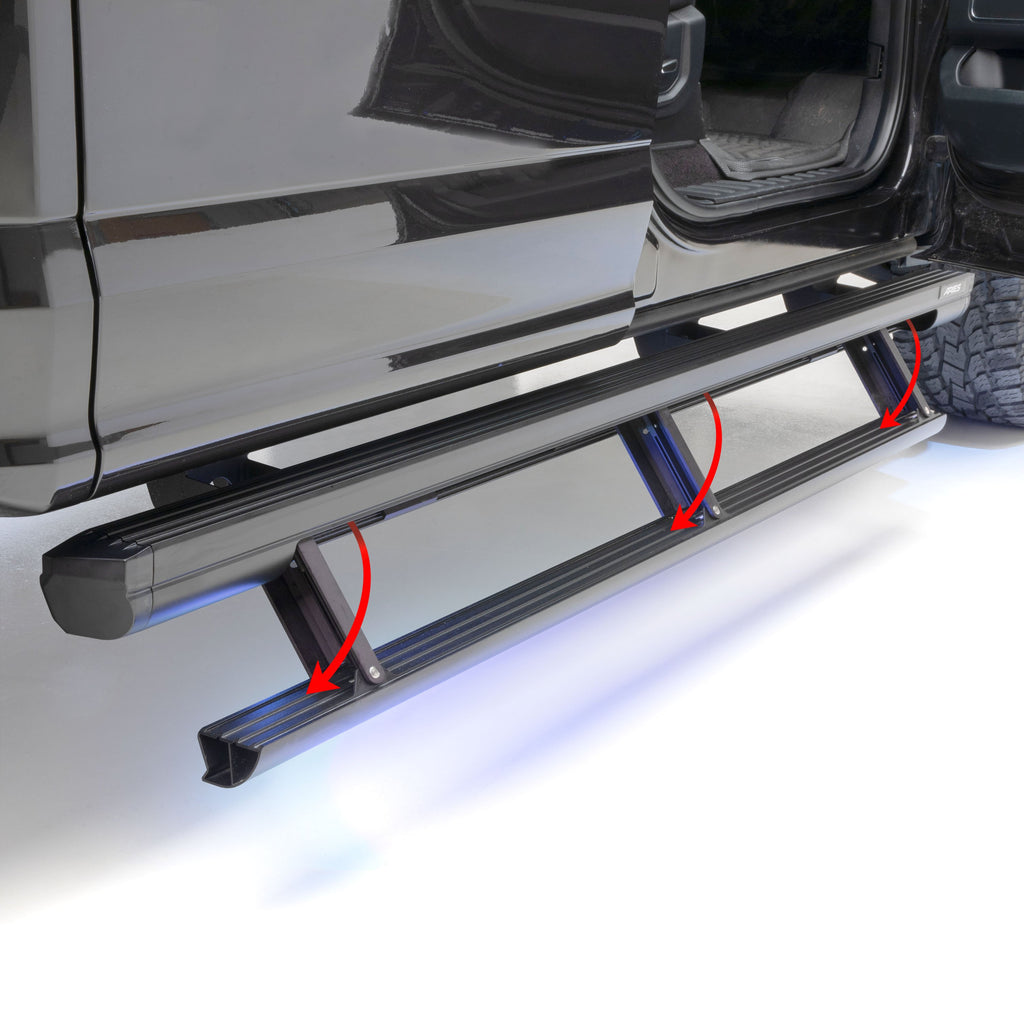 ARIES 3048326 ActionTrac 87.6" Powered Running Boards, Select Ford F-150 Crew Cab for Select Ford F-150
