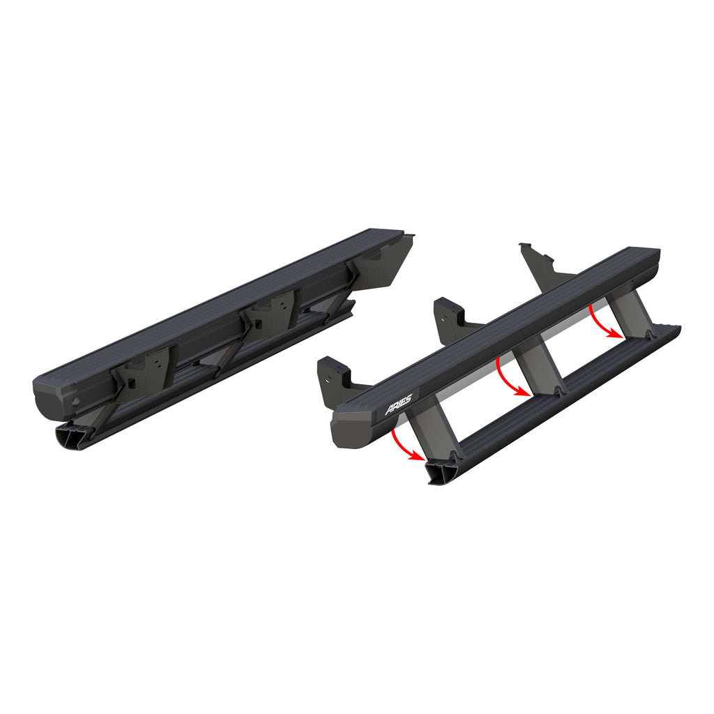 ARIES 3048351 ActionTrac 87.6" Powered Running Boards, Select Toyota Tundra Extended Crew Cab for Select Toyota Tundra