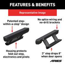 Load image into Gallery viewer, ARIES 3048923 ActionTrac 69.6in. Powered Running Boards; Select Ford Bronco - Truck Part Superstore