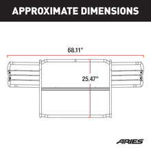 Load image into Gallery viewer, ARIES 3048 Black Steel Grille Guard, Select Ford Explorer, Sport Trac for Select Ford Explorer Sport Trac