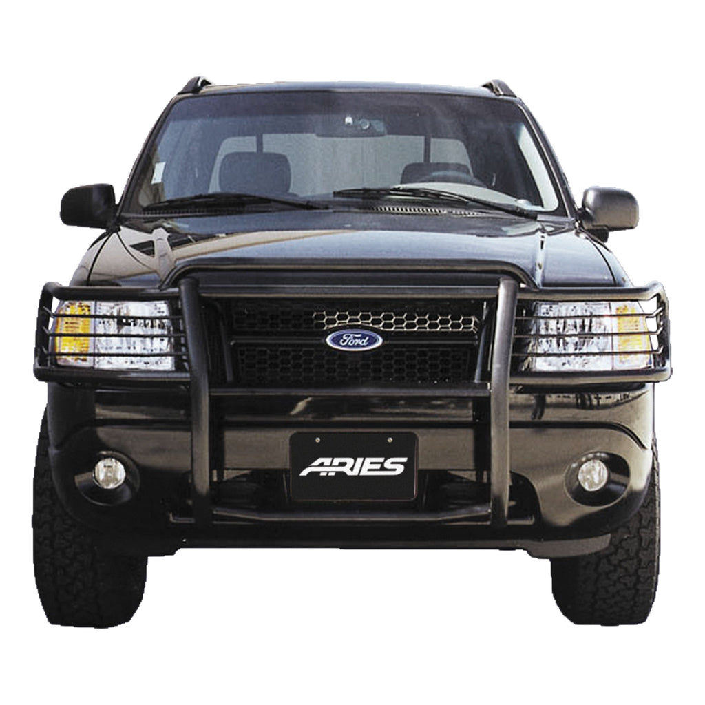ARIES 3048 Black Steel Grille Guard, Select Ford Explorer, Sport Trac for Select Ford Explorer Sport Trac
