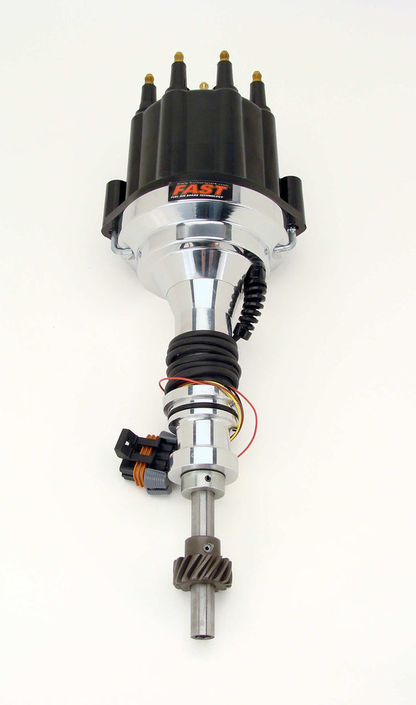 FAST 305009 XDi Dual Sync Distributor for Ford Windsor for Select Bricklin SV-1, DeTomaso Pantera, Ford B-100, Ford B-150, Ford B-200, Ford B-200 Panel, Ford Bronco, Ford Club Wagon, Ford Cougar, Ford Country Sedan, Ford Country Squire, Ford Custom, Ford