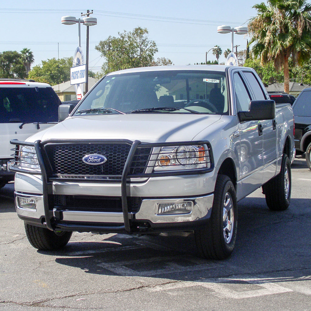 ARIES 3056 Black Steel Grille Guard, Select Ford F-150, Lincoln Mark LT for Select Ford F-150