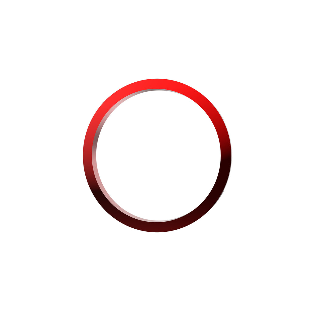 KC HiLiTES 30575 KC Bezel Ring KC FLEX ERA 1 Red 1PC
