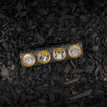 Load image into Gallery viewer, KC HiLiTES 30578 KC Bezel Ring KC FLEX ERA BAR Gold 4PC
