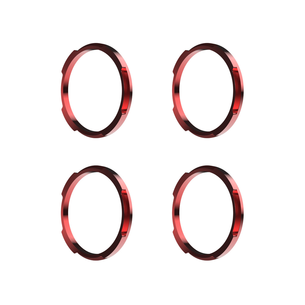 KC HiLiTES 30579 KC Bezel Ring KC FLEX ERA BAR Red 4PC