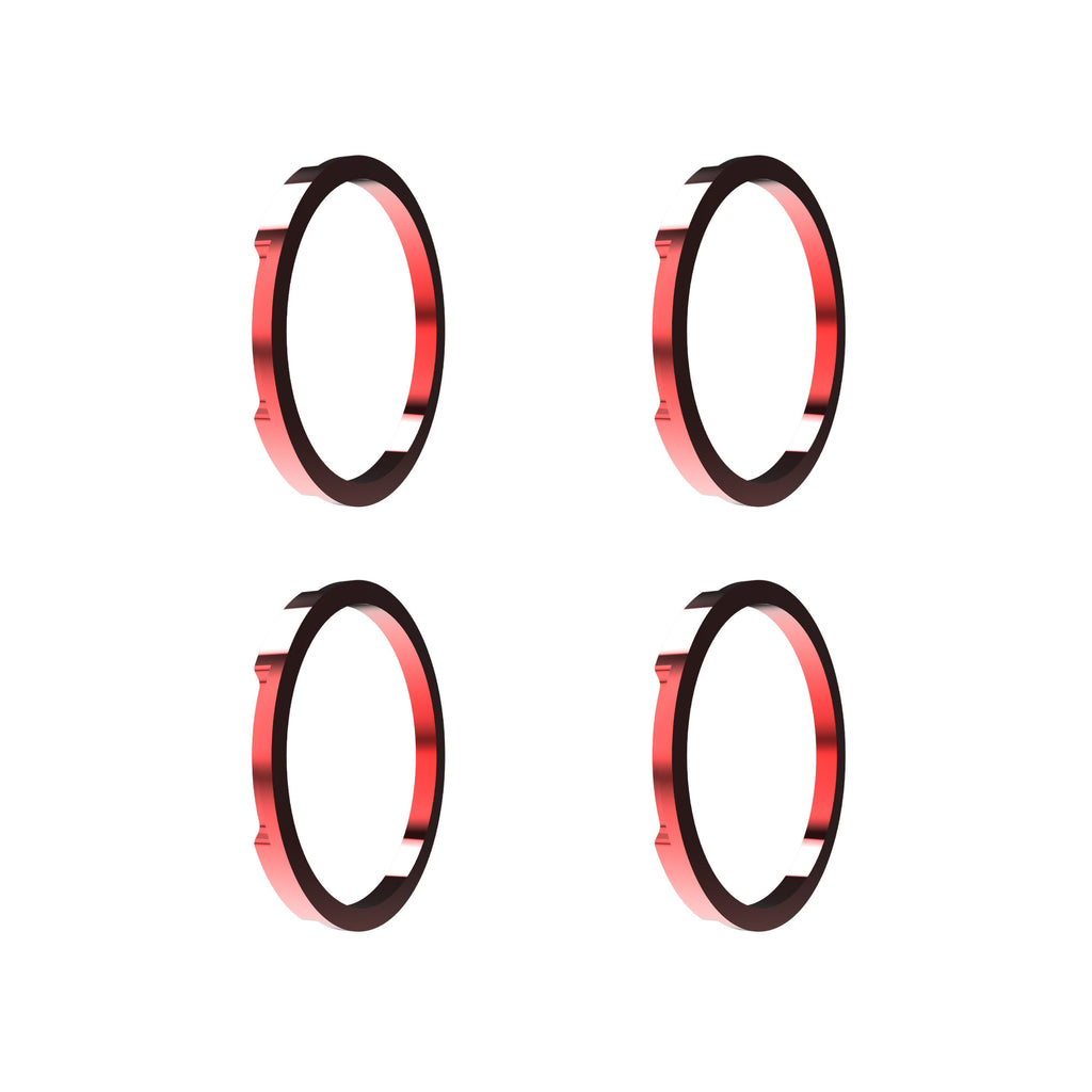 KC HiLiTES 30579 KC Bezel Ring KC FLEX ERA BAR Red 4PC