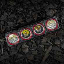 Load image into Gallery viewer, KC HiLiTES 30579 KC Bezel Ring KC FLEX ERA BAR Red 4PC