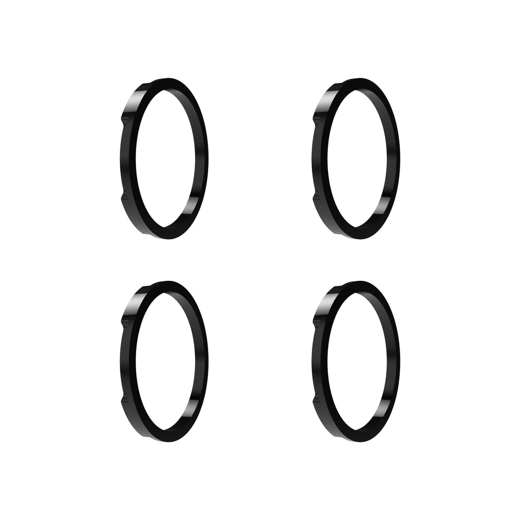 KC HiLiTES 30581 KC Bezel Ring KC FLEX ERA BAR Black 4PC