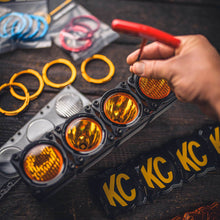 Load image into Gallery viewer, KC HiLiTES 30581 KC Bezel Ring KC FLEX ERA BAR Black 4PC