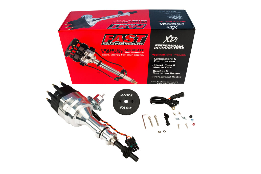 FAST 306009 XDi EZ-Run Distributor for Ford 351 Windsor for Select Bricklin SV-1, DeTomaso Pantera, Ford Bronco, Ford Country Sedan, Ford Country Squire, Ford Custom, Ford Custom 500, Ford E-100 Econoline, Ford E-100 Econoline Club Wagon, Ford E-150