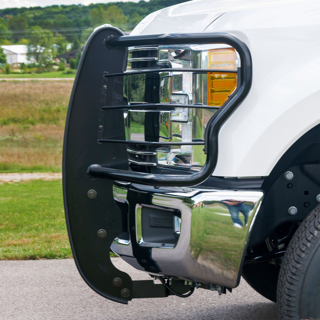ARIES 3067 Black Steel Grille Guard, Select Ford F-250, F-350 Super Duty for Select Ford F-250