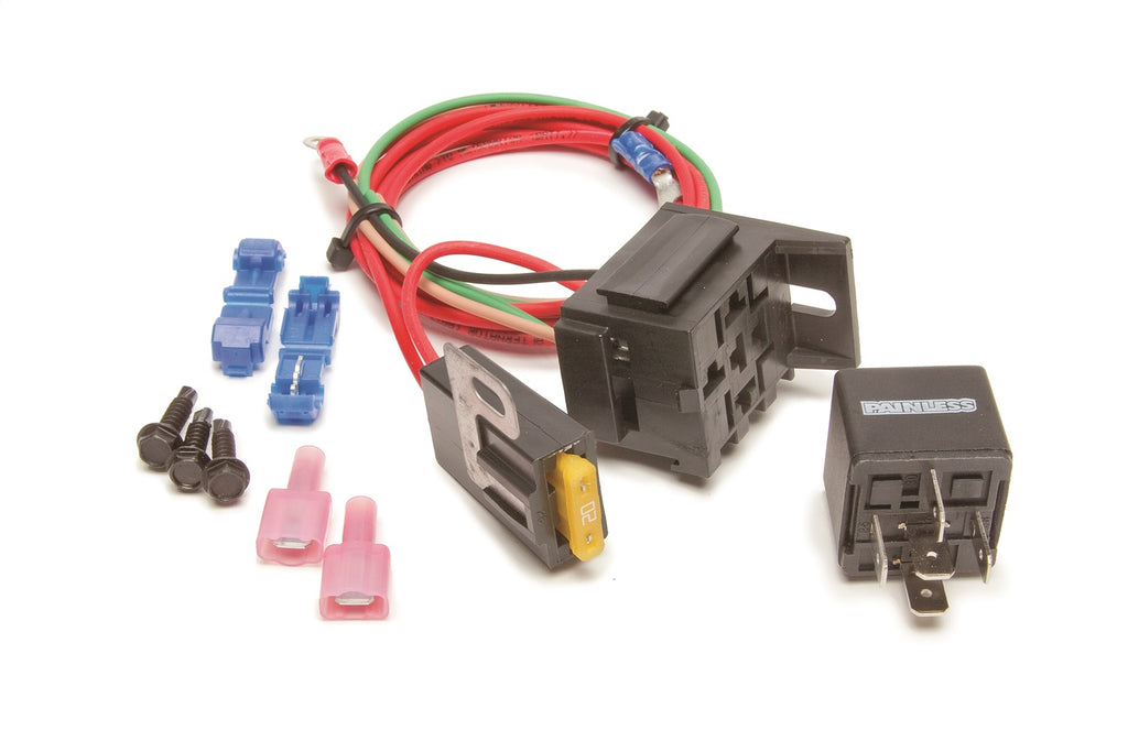 Painless Wiring 30802 High Beam Headlight Relay Kit for Select Chevrolet Blazer, Chevrolet C1500, Chevrolet C1500 Suburban, Chevrolet C2500, Chevrolet C2500 Suburban, Chevrolet C3500, Chevrolet K1500, Chevrolet K1500 Suburban, Chevrolet K2500, Chevrolet