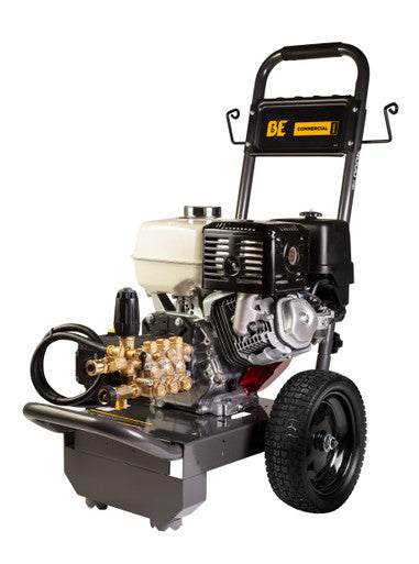 BE Power Equipment B4013HGS 4,000 PSI - 4.0 GPM Gas Pressure Washer With Honda Gx390 Engine & General Triplex Pump