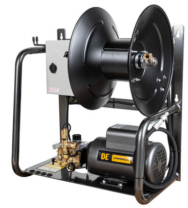 BE Power Equipment X-1520FW1ARH 1,500 PSI - 2.0 GPM Electric Pressure Washer With 2.0 HP Baldor Motor & Ar Triplex Pump