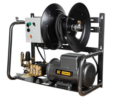 BE Power Equipment X-2050FW1A 2,000 PSI - 4.0 GPM Electric Pressure Washer With 5.0 HP Baldor Motor & Ar Triplex Pump