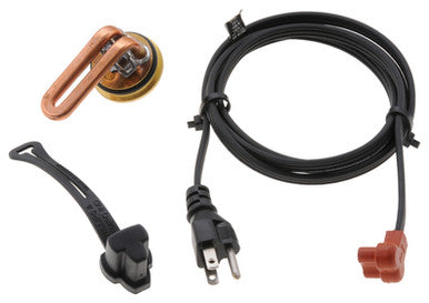 Zerostart 3100130 Engine Heater, 1000W, 120V, Chevrolet, GMC Duramax, Brass