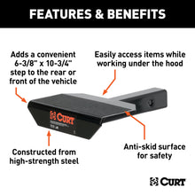 Load image into Gallery viewer, CURT 31001 Hitch-Mounted Step Pad (Fits 2" Receiver)