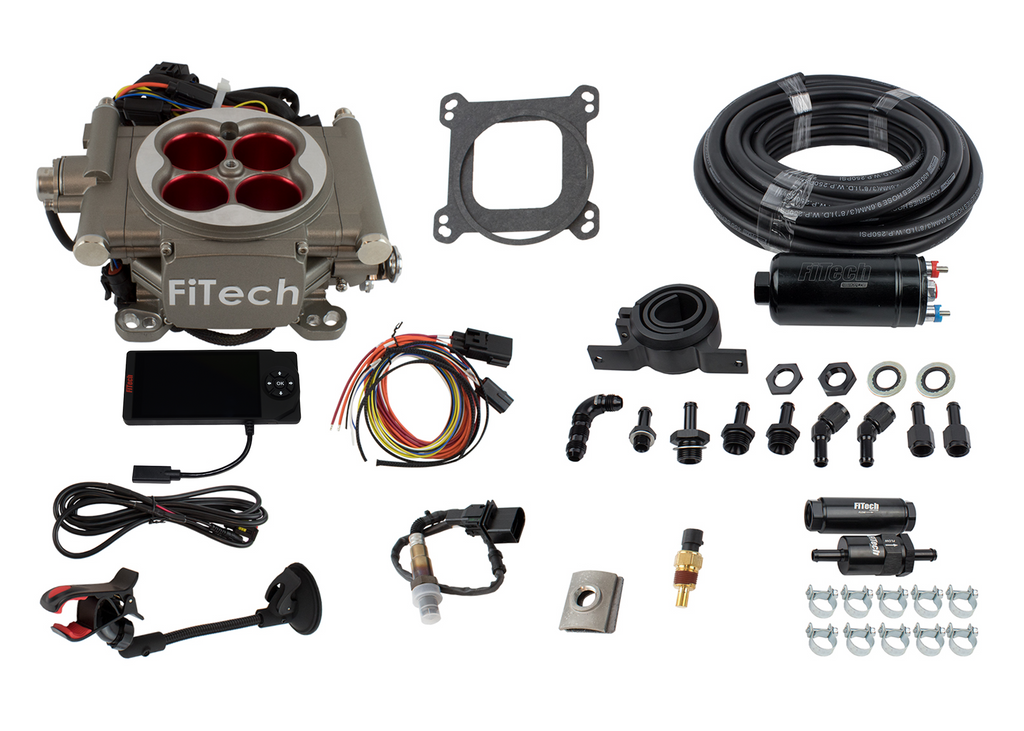 FiTech Fuel Injection 31003 Go Street 400 HP Cast EFI System With Inline Fuel Delivery Master Kit