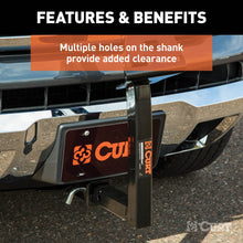 Load image into Gallery viewer, CURT 31006 Hitch-Mounted Spare Tire Mount (Fits 2" Receiver)