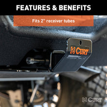 Load image into Gallery viewer, CURT 31007 Hitch-Mounted Skid Shield (Fits 2" Receiver)