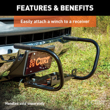 Load image into Gallery viewer, CURT 31010 Hitch-Mounted Winch Mount (Fits 2" Receiver)
