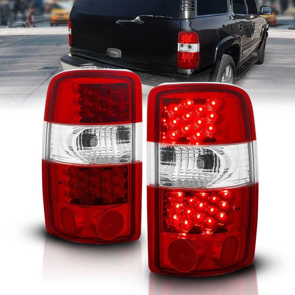 ANZO USA 311001 Tail Light Assembly for Select Chevrolet Suburban 1500, Chevrolet Suburban 2500, Chevrolet Tahoe, GMC Yukon, GMC Yukon XL 1500, GMC Yukon XL