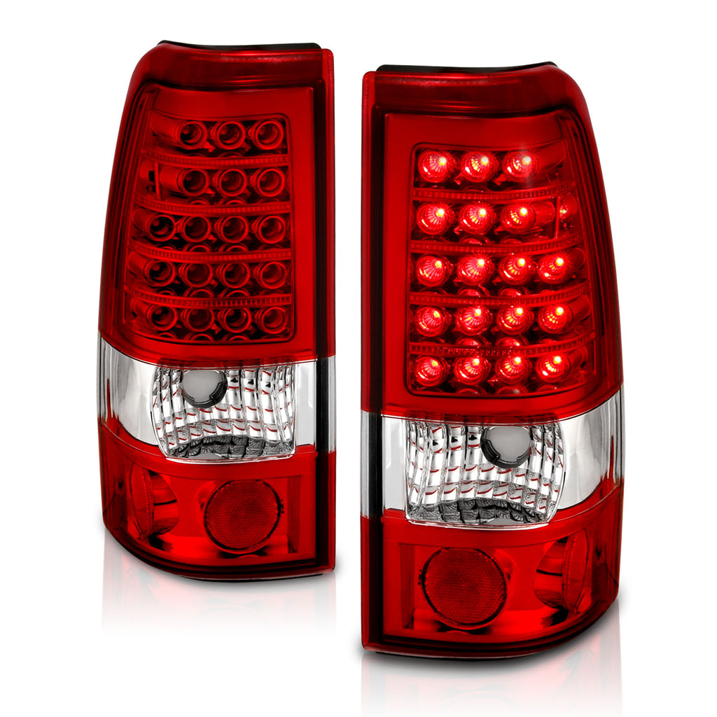 ANZO USA 311010 Tail Light Assembly for Select Chevrolet Silverado 1500, Chevrolet Silverado 2500, Chevrolet Silverado HD, Chevrolet Silverado HD, GMC Sierra 1500, GMC Sierra