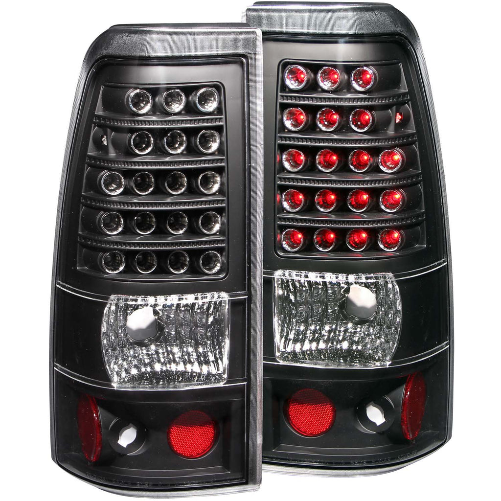 ANZO USA 311012 Tail Light Assembly for Select Chevrolet Silverado 1500, Chevrolet Silverado HD, Chevrolet Silverado 2500, Chevrolet Silverado HD, Chevrolet Silverado 3500, Chevrolet Silverado HD, GMC Sierra 1500, GMC Sierra Classic, GMC Sierra HD, GMC