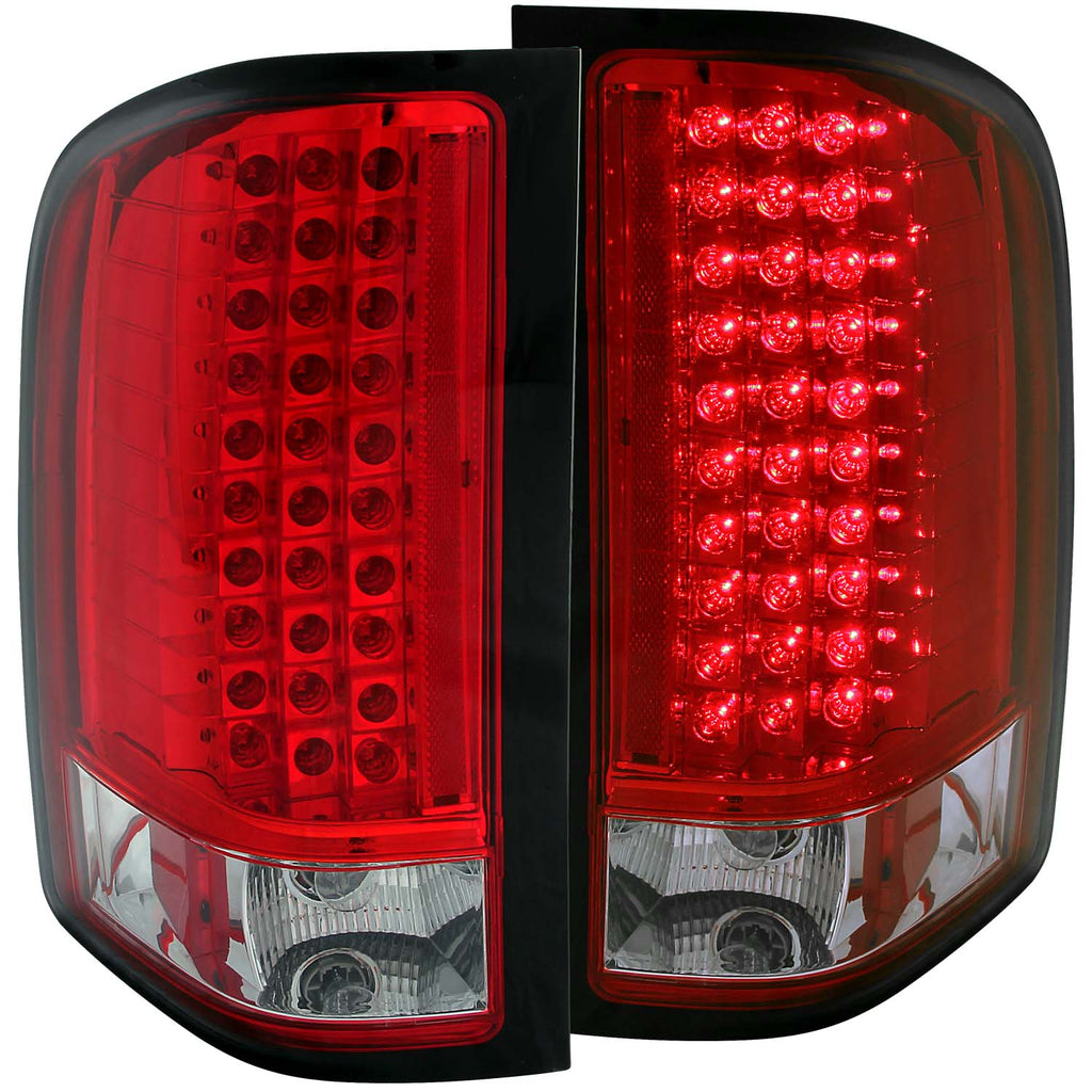 ANZO USA 311047 Tail Light Assembly for Select Chevrolet Silverado 1500, Chevrolet Silverado HD, Chevrolet Silverado HD Classic, Chevrolet Silverado Classic, Chevrolet Silverado HD