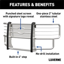 Load image into Gallery viewer, Luverne 311123 LUVERNE 311123 Prowler Max Polished Stainless Grille Guard (No Brackets) for Select Ford F-250 Super Duty, Ford F-350 Super Duty