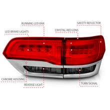 Load image into Gallery viewer, ANZO USA 311251 Tail Light Assembly for Select Jeep Grand Cherokee