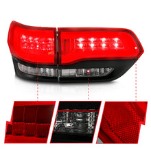 Load image into Gallery viewer, ANZO USA 311268 Tail Light Assembly for Select Jeep Grand Cherokee, Jeep Grand Cherokee WK