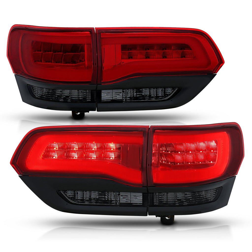 ANZO USA 311269 Tail Light Assembly for Select Jeep Grand Cherokee, Jeep Grand Cherokee WK